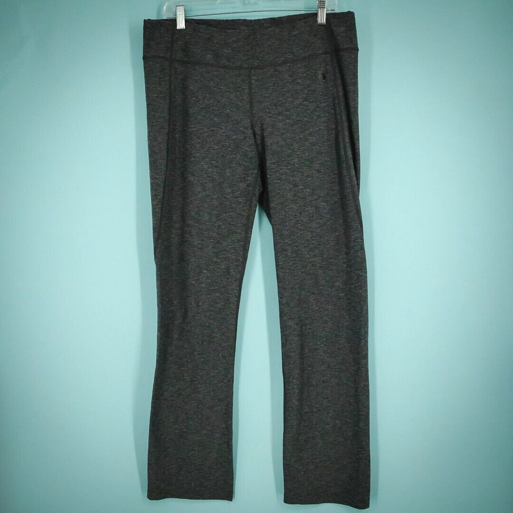 The North Face Size XL Gray Vapor Wick Straight Leg Pull On Stretch Leggings